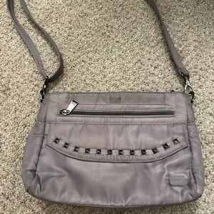 Lug Pacer Crossbody Bag in Gray